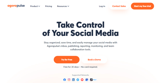 Agorapulse Social Media Scheduling Platform